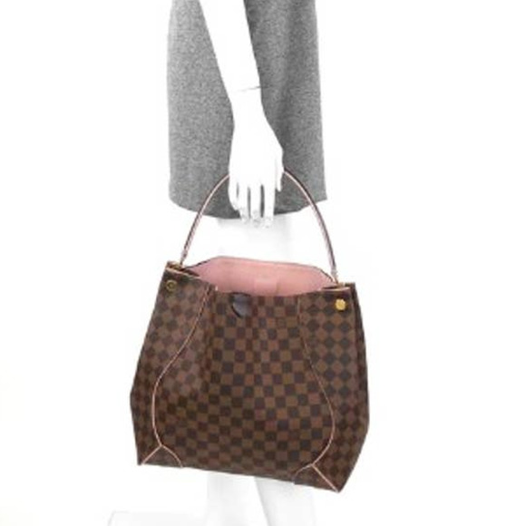 💎✨Authentic✨💎Louis Vuitton Caissa Rose Ballerine Damier Ebene - Picture 7 of 15